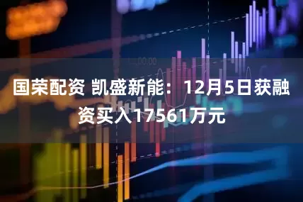 国荣配资 凯盛新能：12月5日获融资买入17561万元